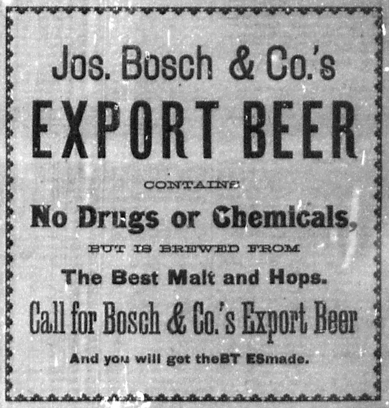 Newspaper ad - <i>Torch Lake Times</i>, 10 Jan 1893